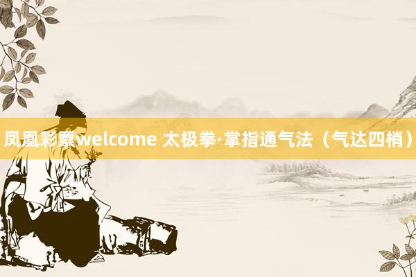 凤凰彩票welcome 太极拳·掌指通气法（气达四梢）