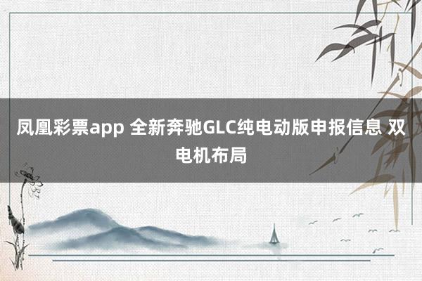 凤凰彩票app 全新奔驰GLC纯电动版申报信息 双电机布局